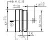 9mm f/1.05 Athermalized Lenses for LWIR Thermal Camera - 301-004 - Hangzhou Shalom Electro-optics Technology Co., Ltd.