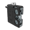 Electronic Rotary Push-to-Close Latch, Auto Re-Lock, With Door & Latch Sensor, 4.5mm Thru Hole, PC/ABS Plastic Housing, Bulk Packaged -- R4-EM-05A00-150-1 - Image