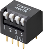 Dip Switch, 4Pos, Spst-No, Piano Key, Th; No. Of Circuits Omron Electronic Components - 57AC0158 - Newark, An Avnet Company