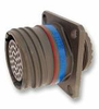 DEUTSCH D38999/20FB35HN Circular Connector, MIL-DTL-38999 Series III, Wall Mount Receptacle, 13 Contacts, Crimp Pin -- 795-D38999/20FB35HN - Image