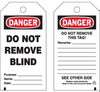 Isolation Blind Tag - 132425 - Brady Corporation