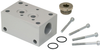 Compressed air distributor for use as a manifold and for building ejector blocks GP 2 SMP 15..30/SCP 20..30 - 10.02.02.00917 - Schmalz Inc.