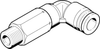 Push-in L-fitting, long - QBLL-1/8-1/4-U-M - Festo Corporation