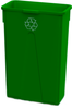 23 Gallon Recycling Slim Containers & Lids - 65817 - U.S. Plastic Corporation