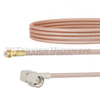 Snap-On MMBX Plug to RA SMA Male Cable RG316 Coax in 24 Inch - FMCA1427-24 - Fairview Microwave Inc.