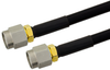 SMA Male to SMA Male Semi-Flexible Cable 24 Inch Length Using PE-SR402FLJ Coax with HeatShrink, LF Solder, RoHS - PE39437-24 - Pasternack