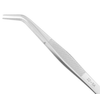 Excelta Three Star Utility Tweezers 22-SA - Stainless Steel Angled Broad Tip - 0.14 in Tip Width - 5 1/2 in Length - 0.02 in Thick - EXCELTA 22-SA - R. S. Hughes Company, Inc.