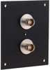 2 JACK PANEL INSERT BULKHEAD FEED THROUGH TRB 2 LUG NON ISOLATED - REF00159 - MilesTek Corporation