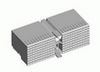 Conn Hard Metric RCP 176 POS 2mm Press Fit RA Thru-Hole Tray -- 44-HM2R81PA8100N9LF - Image