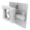 Monitor Mount, Tilt & Swivel, Aluminum Alloy, Powder Coat, White - AV-D30-7K103-76 - Southco