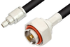 SMA Male to 7/16 DIN Male Cable 48 Inch Length Using RG8 Coax - PE36157-48 - Pasternack