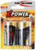 Premium X-Power D Alkaline Batteries 2-Pack Blister; Battery Voltage Ansmann - 31AC5342 - Newark, An Avnet Company