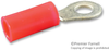 Terminal, Ring Tongue, #6, Crimp, Red; Stud Size - Metric Amp - Te Connectivity - 66H7017 - Newark, An Avnet Company