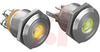 Switch, Illuminated, 22mm DIA., RED, Solder TAG Terminal,DOT ILLUMINATION - 70099386 - Allied Electronics, Inc.