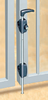 Lokk-Bolt Locking Cane Bolt - 928018 - HardwareSource, Inc.