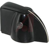 Knob; Bar Knob; 1-1/2 in. Knob Diameter; 1/4 in. Hole Diameter - 70023739 - Allied Electronics, Inc.