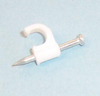Cable Clip, Round, 8Mm, Wht, Pk100; Cable Clamp / Clip Type Pro Power - 58M4167 - Newark, An Avnet Company
