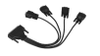 30cm Male DB-37 to 4x Male DB9 Cable - OPT4A-AE - Advantech