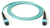 50m MTP OM3 Fiber Optic Trunk Cable Plenum 12-Strand Type A - FOTC20M3-MP-12AQ-50 - Black Box