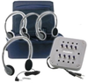 MP3 Listening Center - 4 Personal Headphones, Jackbox with Volume, Carry Case - CB/4SVHA2 - Visual Sound, Inc.