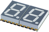 0.56" DOUBLE DIGIT ORANGE SMD LED DISPLAY -- ACDC56-41SEKWA-F01 - Image