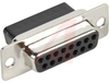 CONNECTORS, D-SUB, DC SERIES, CRIMP, NICKEL, 15 POS, FEMALE - 70172384 - Allied Electronics, Inc.
