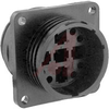 Connector; 13; Receptacle; Wire; 23; All Plastic; 1-3/8 - 18 UNEF-2A; Black - 70087467 - Allied Electronics, Inc.