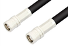 75 Ohm SMB Plug to 75 Ohm SMB Plug Cable 24 Inch Length Using 75 Ohm RG59 Coax, RoHS - PE3041LF-24 - Pasternack