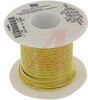 Wire, Hook-Up; 22 AWG; Solid; 0.016 in.; 0.065 in.; -40 degC; 300 V; Yellow - 70136544 - Allied Electronics, Inc.