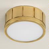 Portsmouth Flush Ceiling Light - CL05/S/BR - Vaughan Designs, Inc.