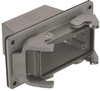Heavy Duty Housing, 16B, 2 Lever, Alum; Heavy Duty Connector Type Harting - 73AC8443 - Newark, An Avnet Company