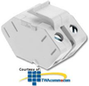 Legrand - On-Q Single Keystone Speaker Insert - WP3456-WH - TelephoneStuff.com