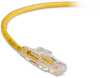 6FT Yellow CAT6 550MHz Patch Cable UTP CM Locking Snagless - C6PC70-YL-06 - Black Box
