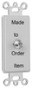 Narrow Metal Telephone Outlet -- SSN117