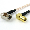 RA SMA Male to RA SMB Plug Cable RG-316 Coax in 60 Inch - FMC0426315-60 - Fairview Microwave Inc.