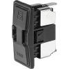 Shock-Safe Fuseholder, 6.3 x 32 mm, Slotted Cap, Snap-in - FXP - SCHURTER Inc