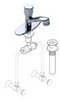Symmons Metering Faucet without Temperature Selection (S-70 Series) -- S-74-G