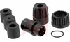 Connector; #2; Solder Cup; 4; Pin; Goldover Nickel (Standard) - 70025430 - Allied Electronics, Inc.