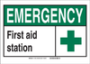 Brady B-401 High Impact Polystyrene Rectangle Fire Safety Sign - 10 in Width x 7 in Height - 120690 - 754473-69943 - R. S. Hughes Company, Inc.