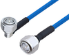 Plenum 4.3-10 Male Right Angle to 4.3-10 Male Low PIM Cable 200 CM Length Using SPP-250-LLPL Coax , LF Solder - PE3C4147-200CM - Pasternack