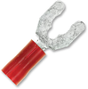 Terminal, Spade/fork, #8, Crimp, Red; Product Range Amp Te Connectivity - 26R1542 - Newark, An Avnet Company