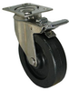 Stainless Swivel Caster with Total Locking Brake - Model 3A - SS-3APB5-SML - Caster City, Inc.