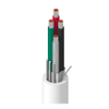 Electronic, 4 C #22 Str TC, PE Ins, OS, PVC Jkt, CM - 8729 - Belden Inc.