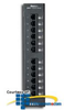 Panduit® 12 Port Patch Panel 8 Position 8 Wire 110.. - DP125E88110U - TelephoneStuff.com