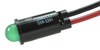 Panel Mount Indicator, Led, 6.35Mm, Green, 2.2V; Led Color Dialight - 30K3075 - Newark, An Avnet Company