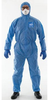 Ansell Microchem AlphaTec 68-1500 PLUS Blue 2XL SMMS Polypropylene Disposable Flame-Retardant Coverall - 076490-17738 -- 076490-17738 - Image