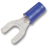 Terminal, Spade/fork, #6, Crimp, Blue; Product Range Amp Te Connectivity - 66H6960 - Newark, An Avnet Company