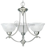 Three-Light Chandelier Fixture - P4067-09 - bulbs.com