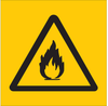 Brady B-946 Black on Yellow Square Vinyl Right-To-Know / Compliance Label - 3/4 in Width - 3/4 in Height - 58580 - 754476-58580 - R. S. Hughes Company, Inc.