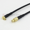 MCX Plug to RA MMCX Plug Cable RG-174 Coax in 24 Inch - FMC0719174-24 - Fairview Microwave Inc.
